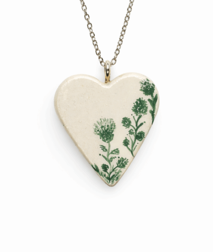 alveira_pure_form_green_floral_white_heart_clay_necklace