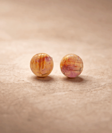 warm_sunrise_terracotta_studs_amanecer_rustic_grace_round_clay_stud_earrings