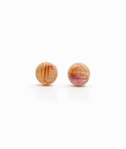 warm_sunrise_terracotta_studs_amanecer_rustic_grace_round_clay_stud_earrings