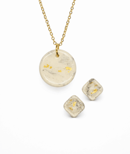 soft_marble_gold_accents_arvella_pure_form_polymer_clay_jewelry_set