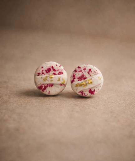 rustic_rainbow_clay_studs_avelia_rustic_grace_handmade_earrings
