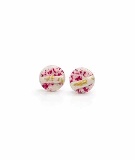 rustic_rainbow_clay_studs_avelia_rustic_grace_handmade_earrings