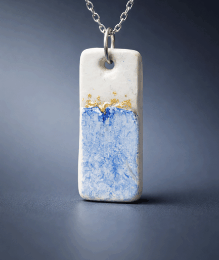 marclara_pure_form_blue_white_rectangular_clay_necklace