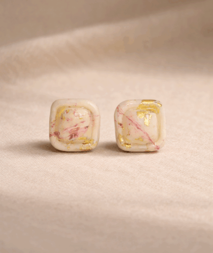 earthy_rose_gold_clay_earrings_maribela_rustic_grace_handmade_earrings