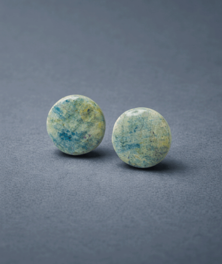 seafoam_green_blue_earrings_marisol_pure_form_round_stud_earrings