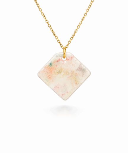 meliora_rustic_grace_cream_pastel_square_clay_necklace