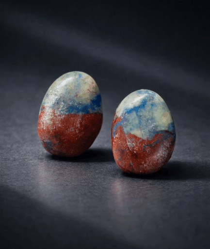 sea_earth_marbled_earrings_nareta_urban_aura_stud_earrings