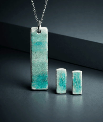 urban_turquoise_flow_set_ribara_urban_aura_turquoise_rectangles_clay_jewelry