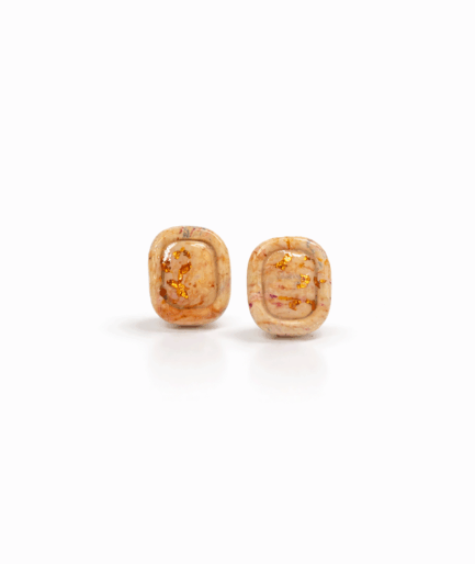 warm_rustic_golden_studs_solana_rustic_grace_polymer_clay_earrings