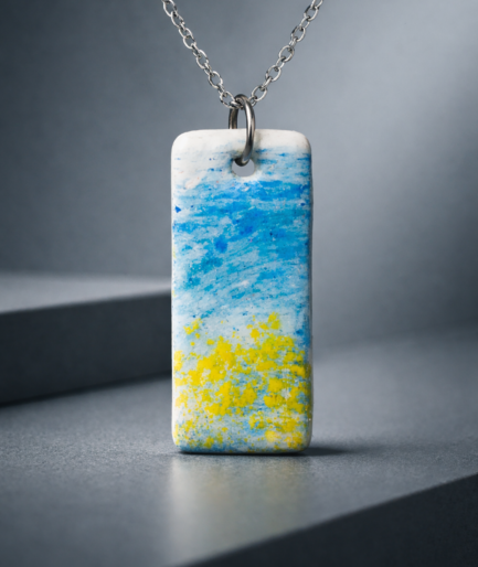 sunlit_blue_yellow_necklace_solara_urban_aura_pendant_necklace