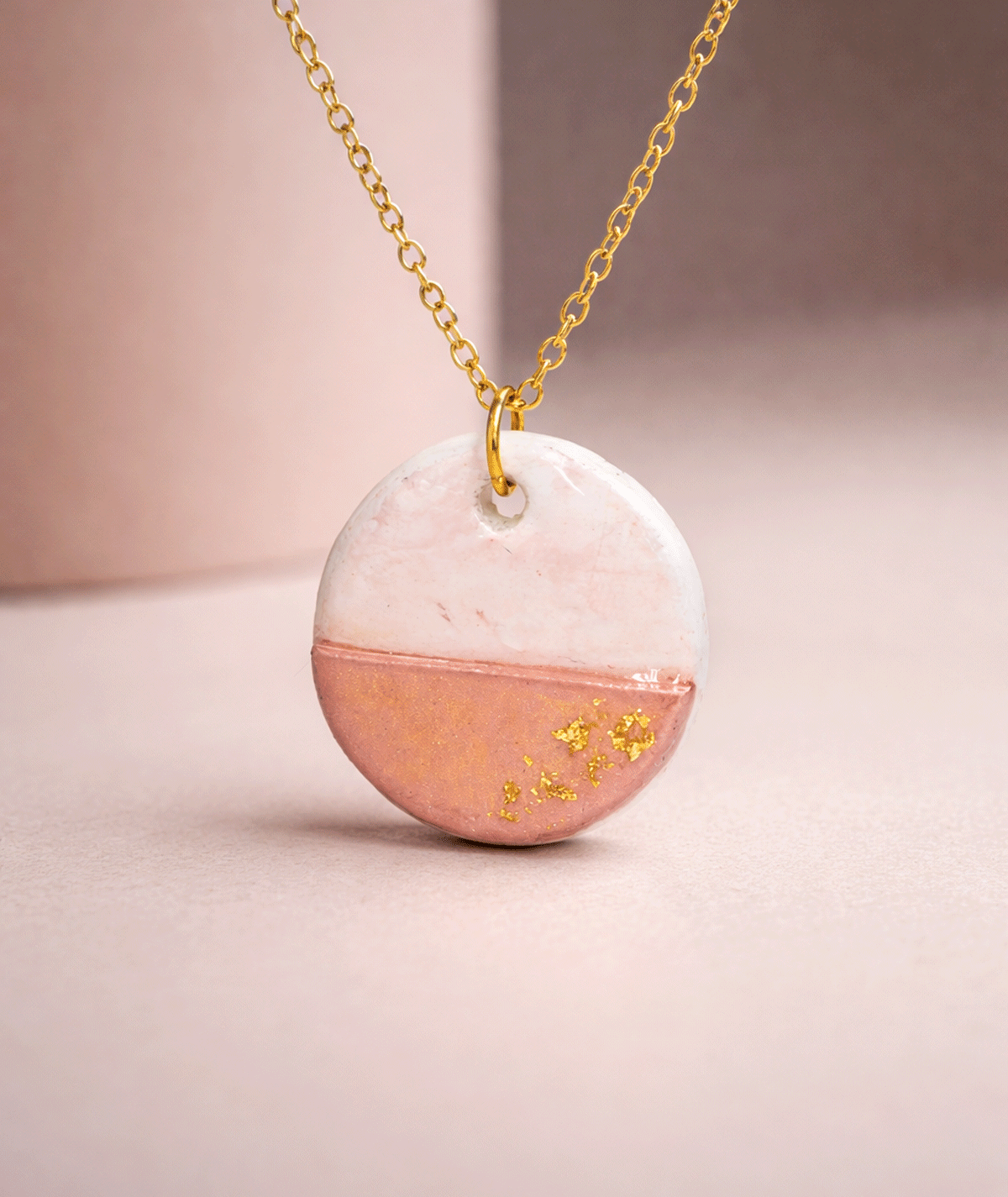solvara-polymer-clay-necklace-pure-form-collection-suzy-decor-01 solvara_pure_form_blush_circle_clay_necklace