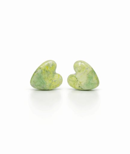 soft_green_heart_clay_earrings_verelma_pure_form_polymer_earrings