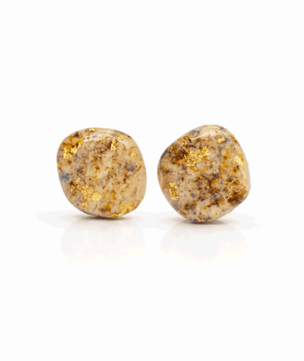 handmade_ceramic_earrings_with_gold_flakes_earthy_texture
