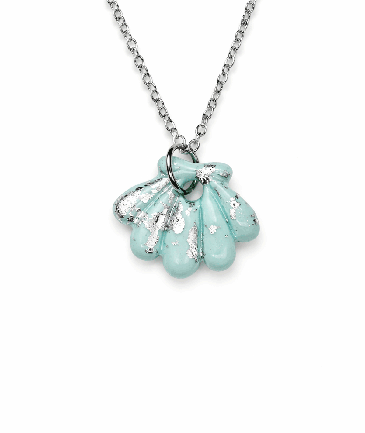 handmade_ceramic_shell_pendant_mint_green_silver_texture_camino_inspired_necklace_01 handmade_ceramic_shell_pendant_mint_green_silver_texture_camino_inspired_necklace