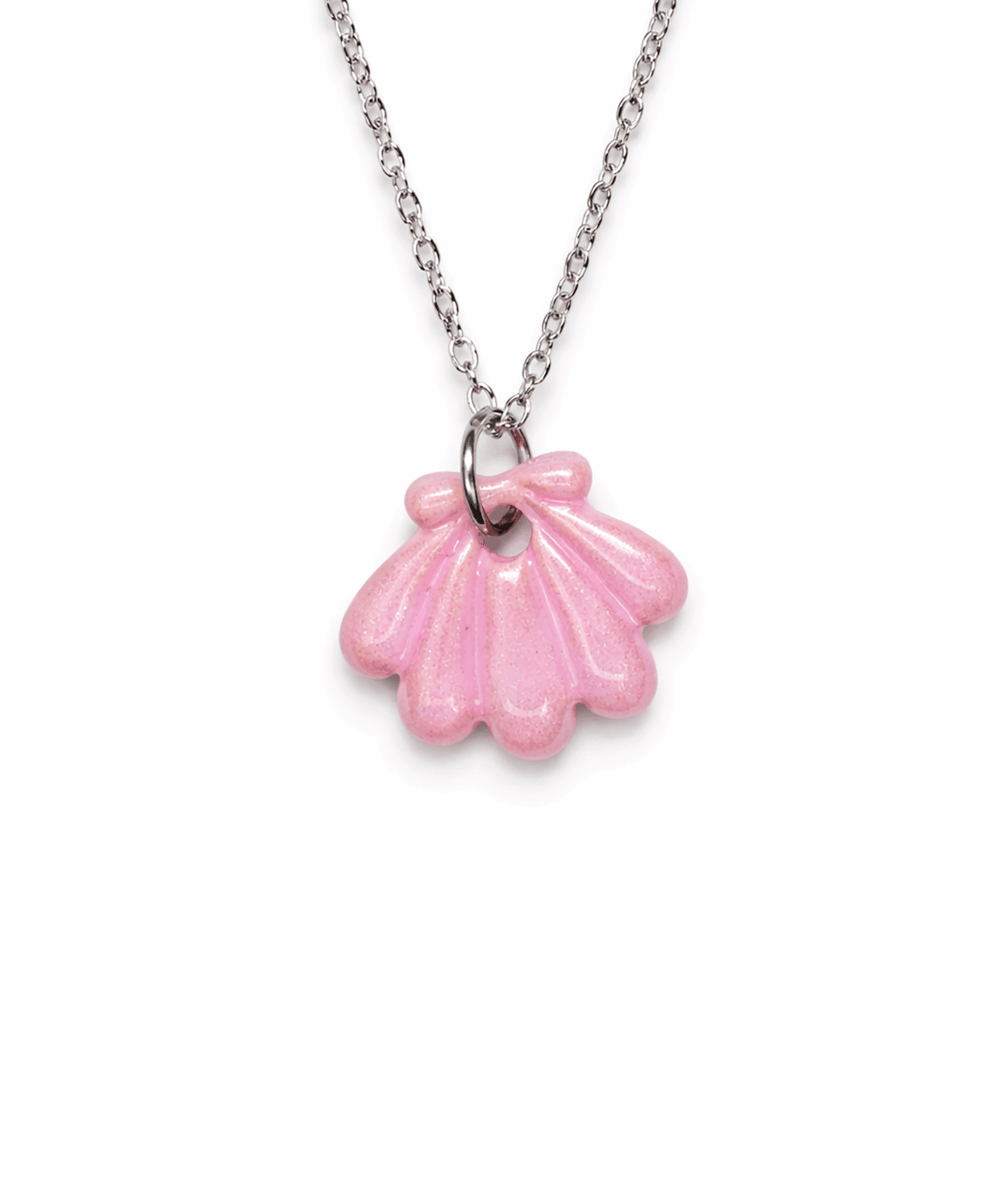 handmade_ceramic_shell_pendant_pink_soft_glossy_camino_inspired_necklace